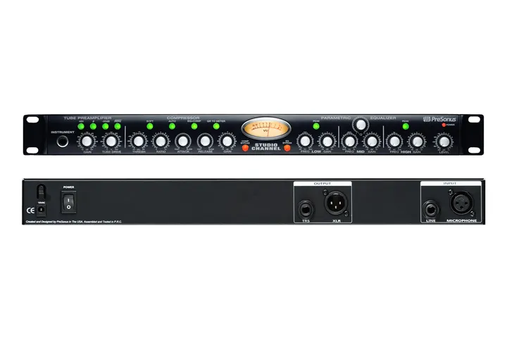 PreSonus Studio Channel tube channel strip front panel